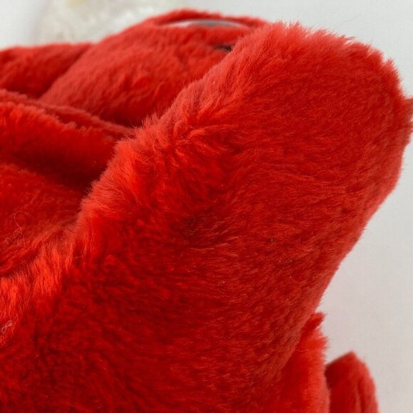 1984 Lego Duplo Red Bunny Rabbit Plush Carrier Bag with Keychain Legos Storage - Picture 8 of 10